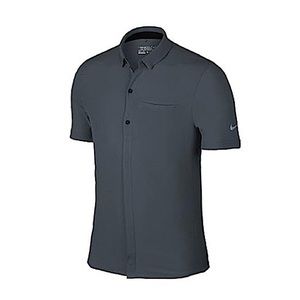 Nike MN Fly Full Button Golf Polo Dri Fit Shirt